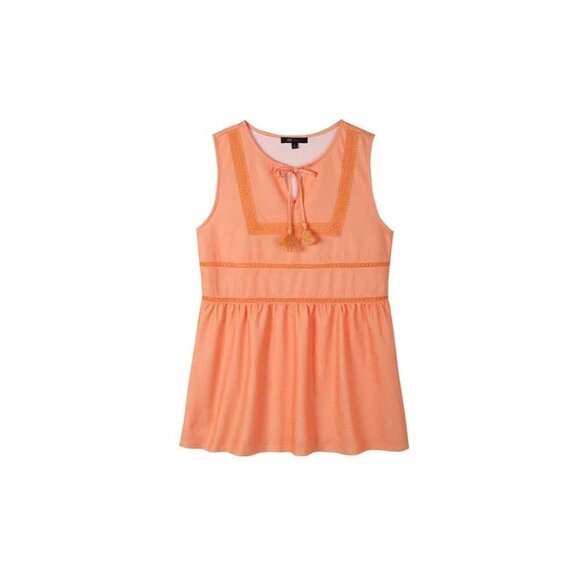 Peplum Lace Trim Tank | Frye | Large - Picture 11 of 11